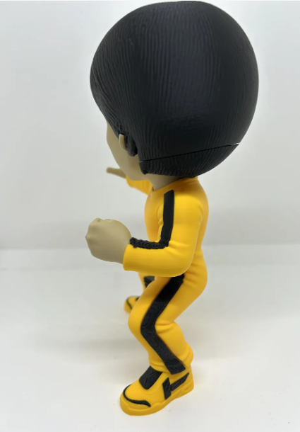 Bruce Lee Martial Arts Legend Figure, Yellow Training Suit Figure, 3D Printed Martial Arts Collectible, Kung Fu Figure, Action Figure, Fighter Gift