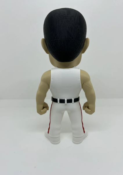 Freddie Mercury Inspired Figure, Rock Singer Collectible, 3D Printed Music Figure, Queen Inspired Decor, Rock Music Gift, Singer Statue