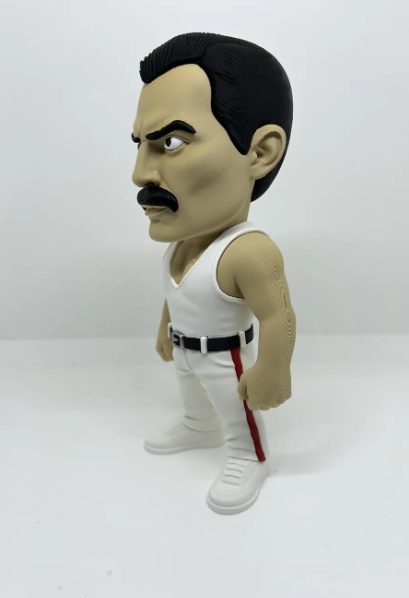 Freddie Mercury Inspired Figure, Rock Singer Collectible, 3D Printed Music Figure, Queen Inspired Decor, Rock Music Gift, Singer Statue