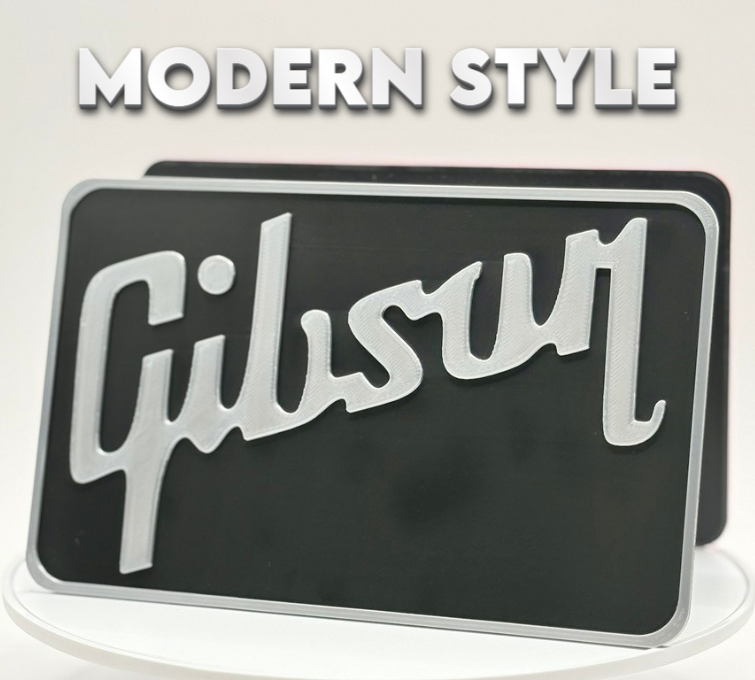 Gen 2 & 3 Chainsaw Guitar Case Logo Replacement | 3D Printed Replica Badge | Vintage Restoration Part