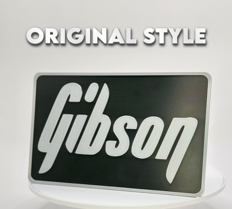 Gen 2 & 3 Chainsaw Guitar Case Logo Replacement | 3D Printed Replica Badge | Vintage Restoration Part