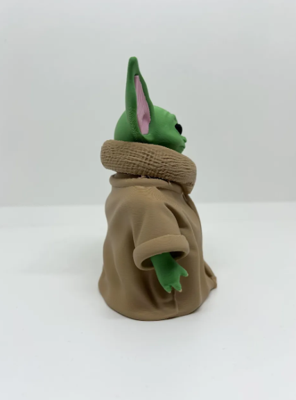 Grogu Figure, Baby Yoda Mandalorian Inspired, Grogu Collectible, 3D Printed Star Wars Figure, Cute Alien Figure, Sci Fi Gift, Display