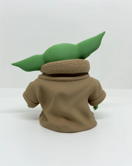 Grogu Figure, Baby Yoda Mandalorian Inspired, Grogu Collectible, 3D Printed Star Wars Figure, Cute Alien Figure, Sci Fi Gift, Display
