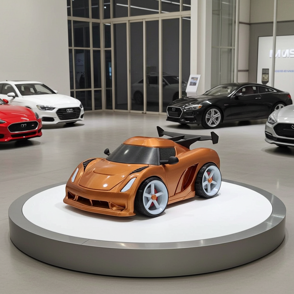 3D Printed Hypercar Model | Exotic Supercar | Wide Stance Performance Car | Desk Display Collectible