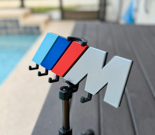 3D Printed Performance Key Holder | Wall Mount Key Rack | Motorsport Style Organizer | Garage Entryway Decor