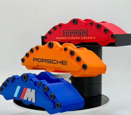 3D Printed Performance Brake Style Business Card Holder | Motorsport Desk Organizer | Racing Caliper Design | Office Display (Select Style)