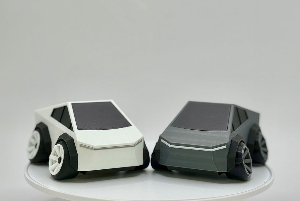 3D Printed Futuristic Electric Pickup Truck Model | Wide Stance Truck | Sci-Fi Style Desk Display | Modern Vehicle Decor