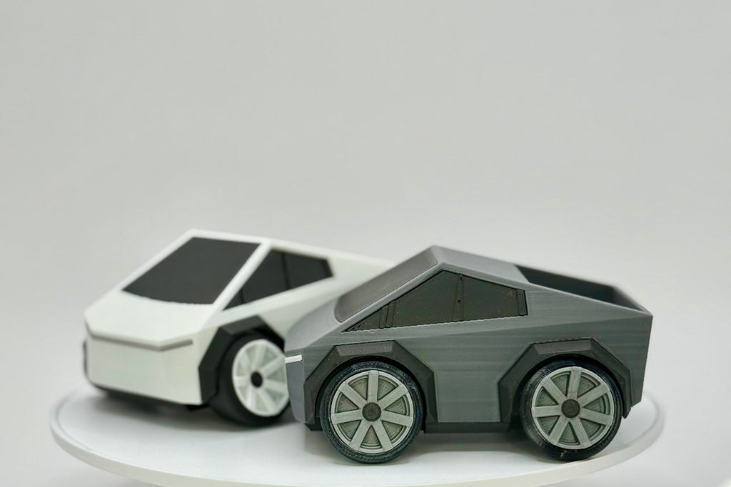 3D Printed Futuristic Electric Pickup Truck Model | Wide Stance Truck | Sci-Fi Style Desk Display | Modern Vehicle Decor
