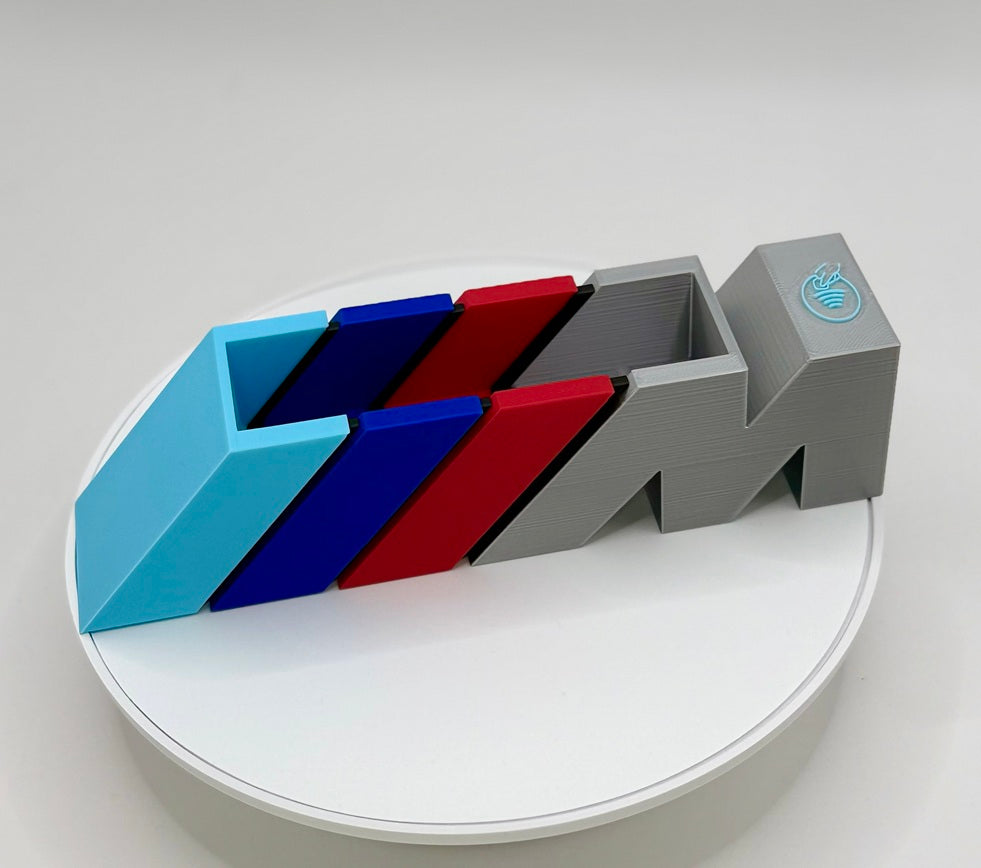Motorsport Inspired NFC Business Card Holder 3D Print | Smart Tap Display Stand | Racing Style Desk Organizer