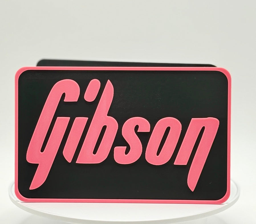 Gen 2 & 3 Chainsaw Guitar Case Logo Replacement | 3D Printed Replica Badge | Vintage Restoration Part