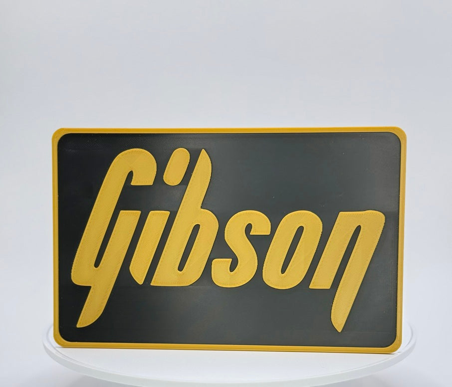 Gen 2 & 3 Chainsaw Guitar Case Logo Replacement | 3D Printed Replica Badge | Vintage Restoration Part