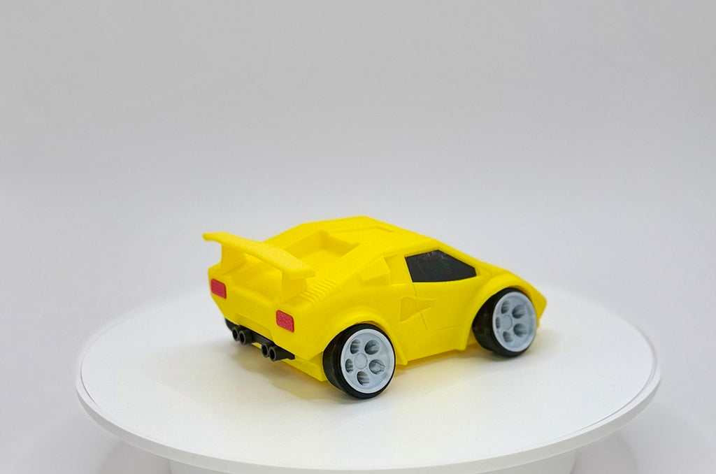 3D Printed Retro Supercar Model | 80s Exotic Car Style | HighPerformance Car | Desk Display Collectible
