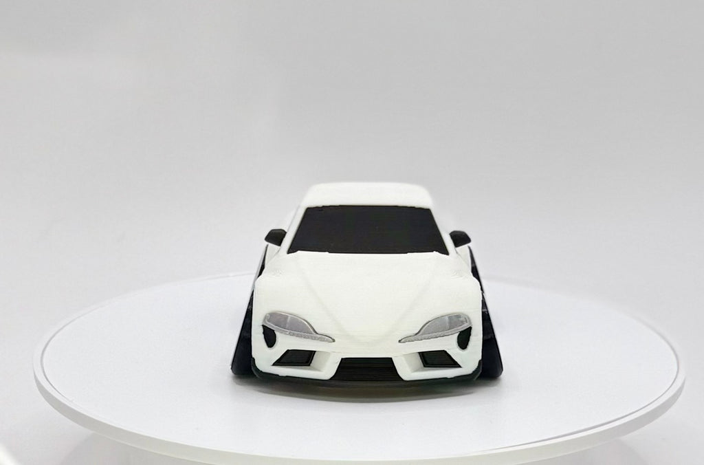 Tooned JDM Modern Sports Coupe 3D Printed Model | Wide Stance Street Car | Turbo Style Performance Car | Desk Display Collectible