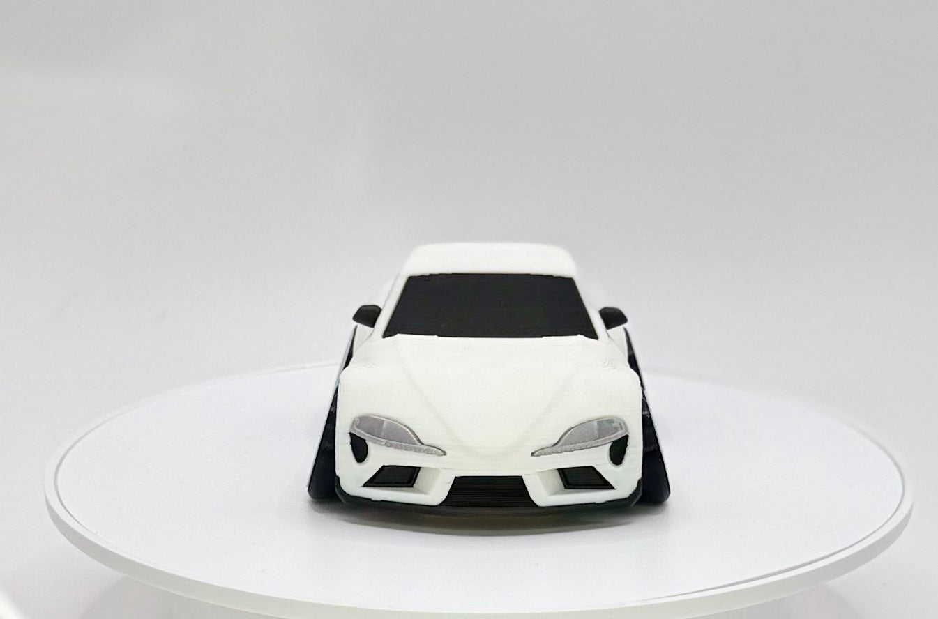 Tooned JDM Modern Sports Coupe 3D Printed Model | Wide Stance Street Car | Turbo Style Performance Car | Desk Display Collectible