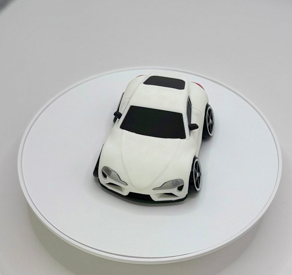 Tooned JDM Modern Sports Coupe 3D Printed Model | Wide Stance Street Car | Turbo Style Performance Car | Desk Display Collectible