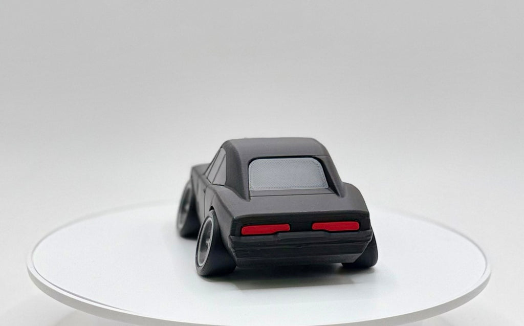1970 Classic Muscle Car 3D Printed Model | Supercharged Street Beast | American V8 Wide Stance Car | Desk Display Collectible