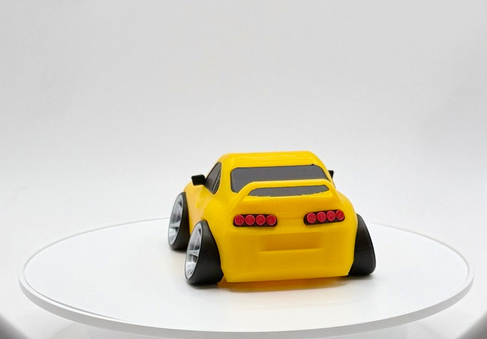 Tooned 90s JDM Sports Coupe 3D Printed Model | Turbo Street Car Wide Stance | Tuner Style Desk Display | Collector Decor