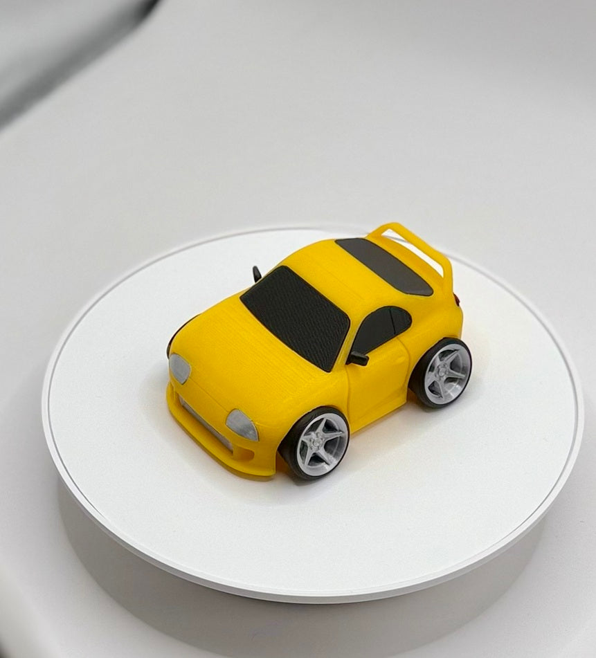 Tooned 90s JDM Sports Coupe 3D Printed Model | Turbo Street Car Wide Stance | Tuner Style Desk Display | Collector Decor