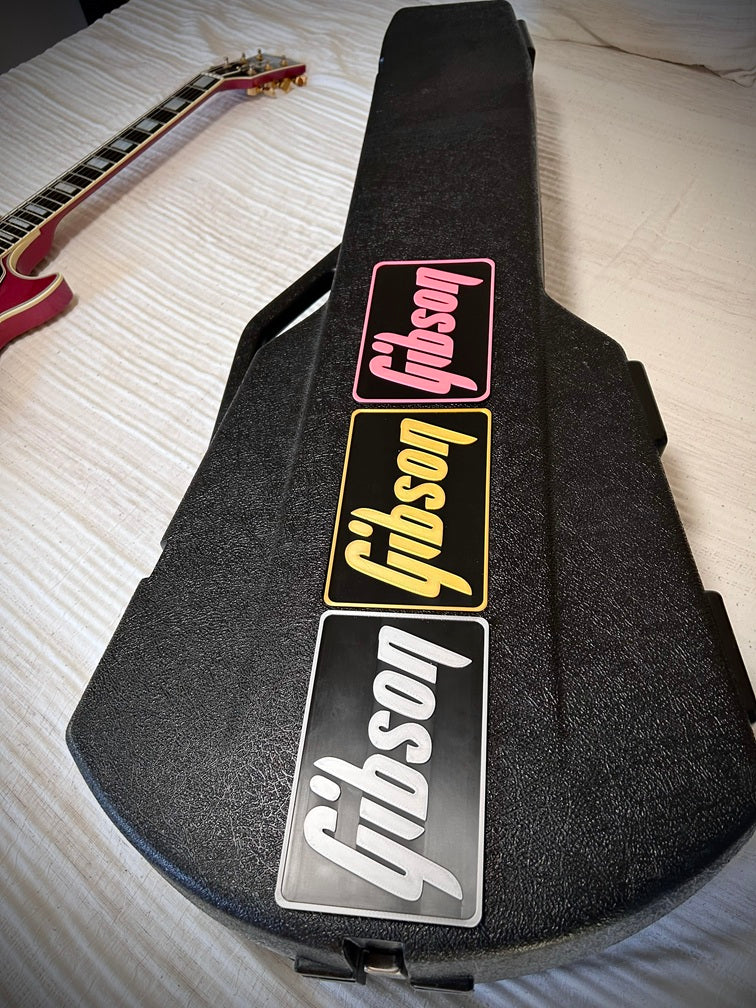 Gen 2 & 3 Chainsaw Guitar Case Logo Replacement | 3D Printed Replica Badge | Vintage Restoration Part