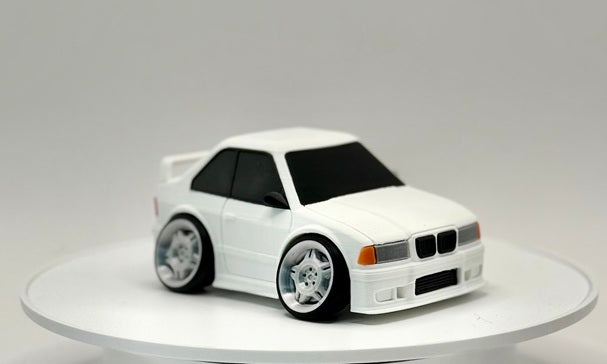 BMW M3 E36 3D Printed Model, E36 M3 Car Collectible, BMW Car Decor, Classic Sports Car Model, Automotive Gift, Desk Display, Color Choice