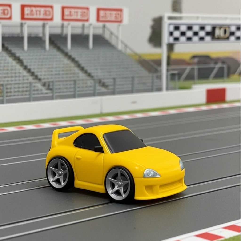 Tooned 90s JDM Sports Coupe 3D Printed Model | Turbo Street Car Wide Stance | Tuner Style Desk Display | Collector Decor