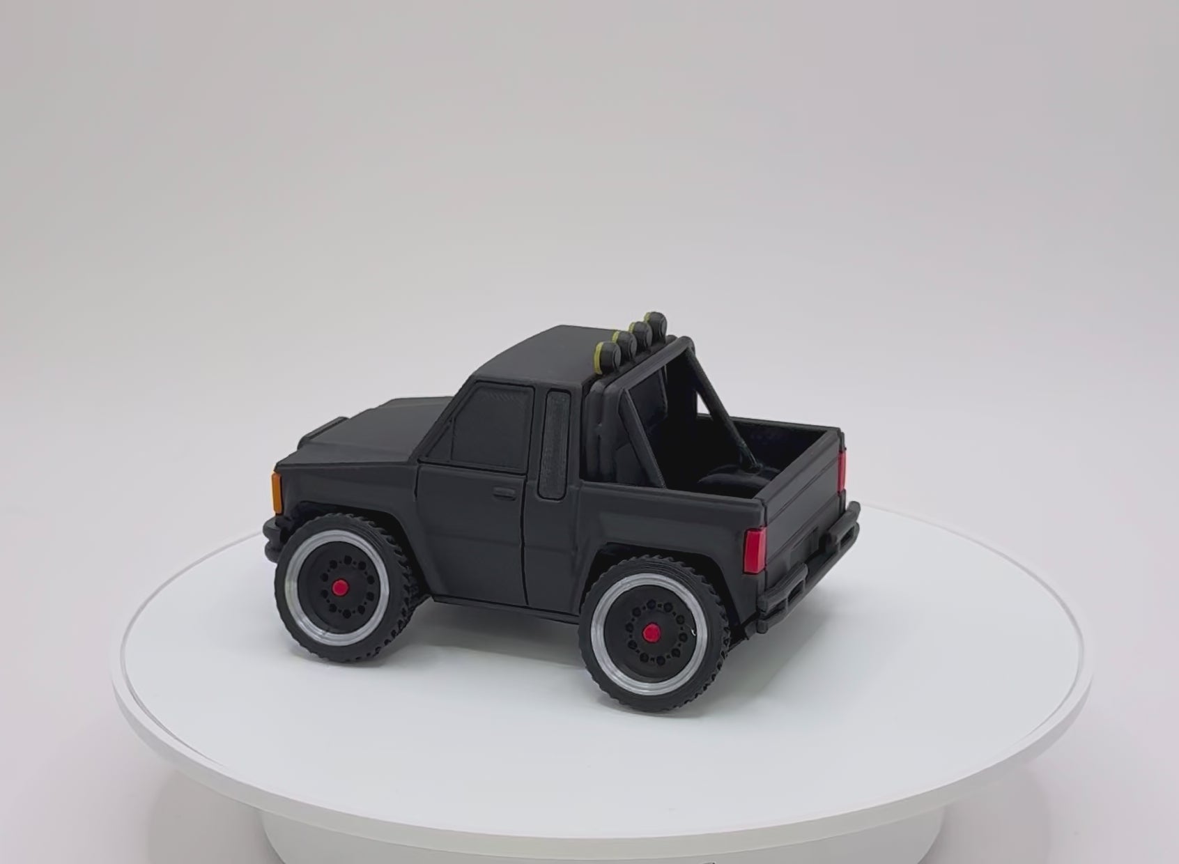 Tooned Toyota SR5 Pickup 3D Printed Model | Classic Mini Truck Collectible | Vintage Truck Desk Display | Car Enthusiast Gift