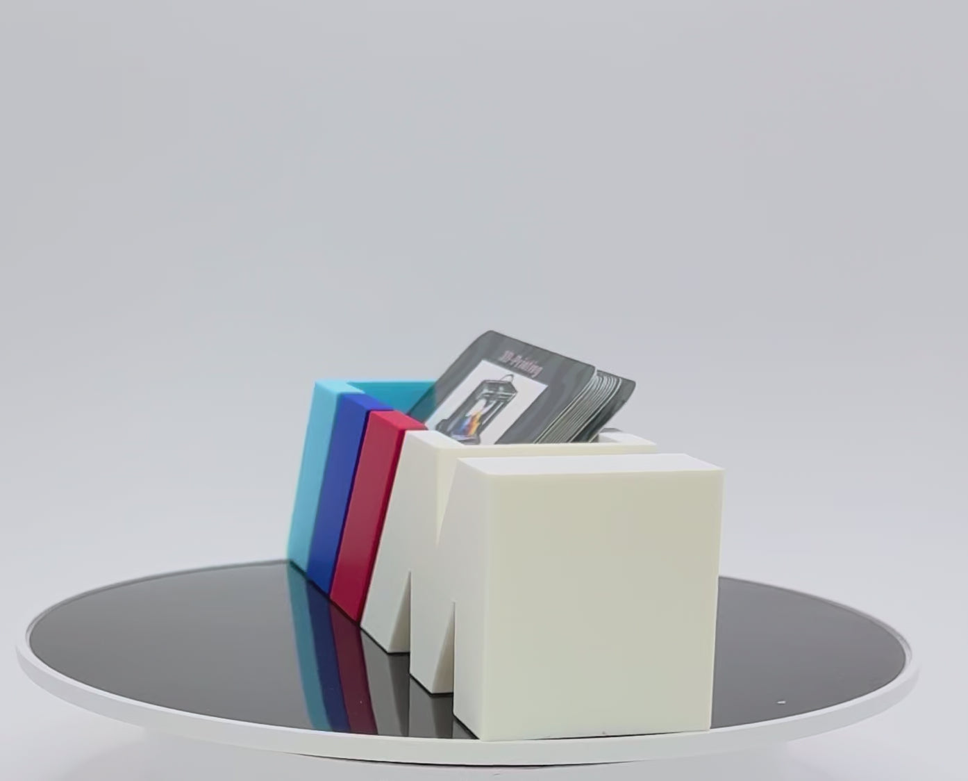 Motorsport Inspired NFC Business Card Holder 3D Print | Smart Tap Display Stand | Racing Style Desk Organizer