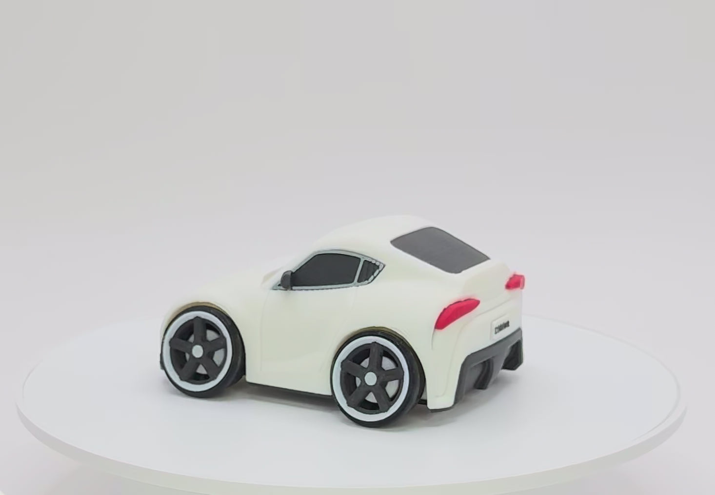 Tooned JDM Modern Sports Coupe 3D Printed Model | Wide Stance Street Car | Turbo Style Performance Car | Desk Display Collectible